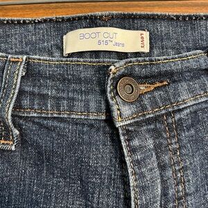 Levi's Dark Denim 515 Boot Cut Jeans- Size 10 M
